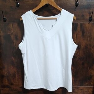 White Sleeveless Women's Top
